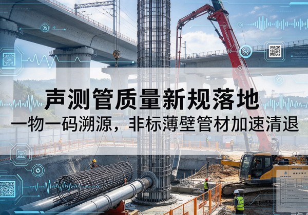 江华声测管质量新规落地，一物一码溯源，非标薄壁管材加速清退